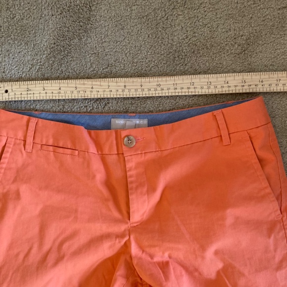 Banana Republic Ryan Fit Coupe Pants in Coral Salmon Size 6 - Picture 6 of 7
